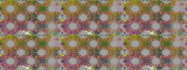 Gri renklere karalamalar çizen kusursuz çiçek deseni. Raster illüstrasyonu.