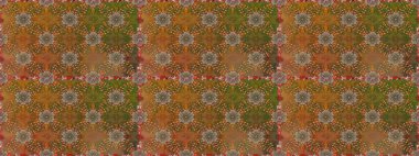 Kahverengi renklerde çiçek desenleri yok, el yapımı papatyalar, papatyalar. Tekrar eden çiçek arkaplanı, zarif kahverengi çiçek duvar kağıdı..