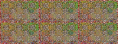 Sevimli çiçek desenli küçük çiçek. Raster resim. Güzel karalamalar çiçekler ile sorunsuz çiçek desenli. Güzel kumaş deseni.