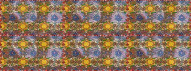 Raster - stok. Kahverengi çiçekli pürüzsüz desen, suluboya çiçek deseni, sevimli çiçek, duvar kağıdı, kart veya kumaş için fayanslı.