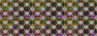 Fantezi kumaş deseni. Çiçekler, suluboya ile sorunsuz çiçek desenli. Raster desen.