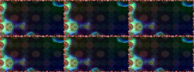 Kıvırcık, parlak örgü. Çiçek çelengi. Güzel, parlak, pürüzsüz kumaş, tuval. Raster illüstrasyonu. Eski moda arka plan. Şablon, pürüzsüz, çiçekli kenar..