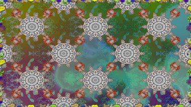 Bahar mevsimi. Raster dikişsiz şirin çiçek deseni. Nazik romantik baskı. Tatil havası..