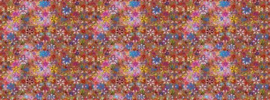 Kahverengi renkli çiçekler. Yumuşak, bahar çiçekli arka plan. Raster çiçek desenli ve çiçekli..