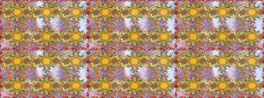 Kahverengi renkte manzaralı çiçek deseni. Çiçek kompozisyonu, el boyası, hassas şablon. Üst manzara, yumuşak stil. Sevgililer günü ve tebrik kartı konsepti için şık bir davet.