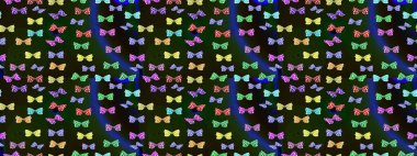 Güzel bir kumaş tasarımı. Gri renkli bir resim. Raster Kelebekleri deseni. Soyut çizim arkaplanı.