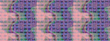 El çizimi çiçek unsurları olan soyut çizim raster deseni. 1950-1960 motifleri. Retro tekstil tasarım koleksiyonu. Tarafsız, tarafsız. Çiçekli ipek eşarp..