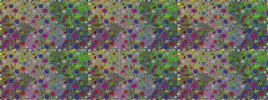 Klasik çiçek desenli. Raster 'ın taze dokusu. Yumuşak fayans. Sarma, tekstil ve duvar kâğıdı için kusursuz çiçek arkaplanı. Yumuşak pamuk tasarımı.