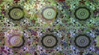 Çiçek süsü kumaş deseni, cam, çiçek desenli metal gri renkli ve altın elementli. Klasik raster altın pürüzsüz desen.