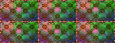 Yumuşak, yeşil renkli yaz çiçekleri. Raster illüstrasyonu. Raster çiçek desenli ve çiçekli..