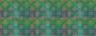 Miles Fleur, süslü püslü bir süs. Raster illüstrasyonu. Tomurcukları papatya çiçekleri olan sevimli bir çiçek deseni. Kusursuz bir geçmişi var. Kumaş, tekstil, duvar kağıdı baskısı için. Antika retro tarzı.