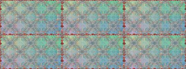 Çizgisiz desen. Şirin çiçekler. Raster Moda kumaş deseni.