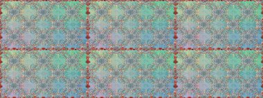 Çizgisiz desen. Şirin çiçekler. Raster Moda kumaş deseni.