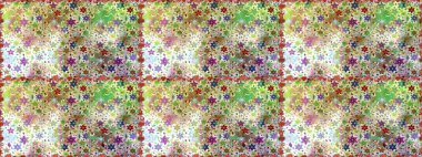 Tarafsız renklerde çiçek desenleri, el yapımı papatyalar, papatyalar. Tekrar eden çiçek arkaplanı, zarif nötr çiçek duvar kağıdı.