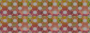 Çiçekli, suluboya desenli kusursuz çiçek deseni. Küçük çiçekte güzel bir çiçek deseni var. Raster deseni.