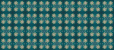 Barok tarzında kusursuz bir doğulu süsü. Geleneksel altın sarısı desenli mavi, yeşil ve bej üzerine altın elementlerle geleneksel.