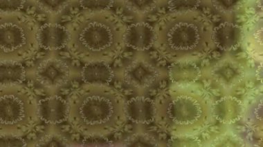 Renkli unsurlarla hareketli arka plan görüntüleri. Çiçekler. Eski model. Bayrak tarzı. Video kaydı. Şablon. Döngü. Kusursuz..