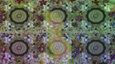 Paisleys zarif çiçek desenli dikdörtgen arka plan duvar kâğıdı illüstrasyonlu klasik stil, modern 3D çizgili sanat altın ve gri desenli çiçek yaprakları ve süslemeleri..