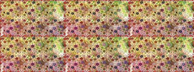 Raster çiçekleri klasik tarzda çizilmiş. Raster illüstrasyonu. Çiçekli, pürüzsüz bir desen. Bej renklerde bahar çiçekleri..