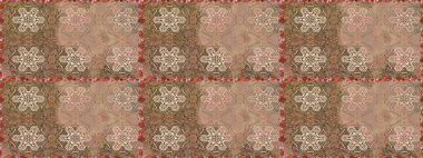 Çiçek desenleri bej renklerde, el yapımı papatyalar, papatyalar. Tekrar eden çiçek arkaplanı, zarif bej çiçekler duvar kağıdı.