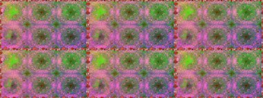 Çiçek duvar kâğıdı. Renkli, pürüzsüz desen. Raster illüstrasyonu. Çiçek arkaplan. Yeşil renklerde şirin tekstil.