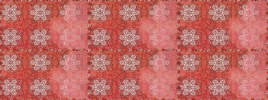 Pembe renkli güzel bir tekstil. Raster illüstrasyonu. Çiçeklerle suluboya desenleri.