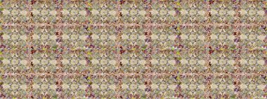 Çiçek deseni. Bej renklerde altın elementler. Duvar kâğıdı barok, İspanyol kumaşı. Şık bir grafik desen. Kusursuz raster arkaplanı.