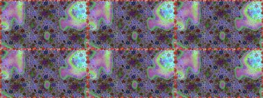 Sevimli çiçek desenli küçük çiçek. Raster resim. Güzel karalamalar çiçekler ile sorunsuz çiçek desenli. Güzel kumaş deseni.