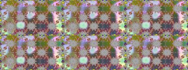 Çiçekle kusursuz desen. Düz Çiçek Elementleri Tasarımı. Renkli Bahar Temalı Kusursuz Arkaplan. Gri renkli çiçekler.