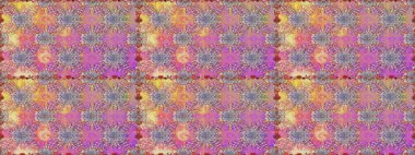 Raster illüstrasyonu. Pembe renklerde. Çiçekli güzel suluboya desen.