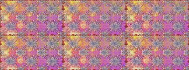 Raster illüstrasyonu. Pembe renklerde. Çiçekli güzel suluboya desen.