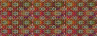 Renkli Bahar Temalı Kusursuz Arkaplan. Çiçekle kusursuz desen. Düz Çiçek Elementleri Tasarımı. Kahverengi renkte çiçekler.