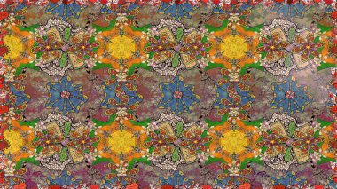 Raster illüstrasyonu. Klasik tropikal doğal elementlerin suluboya seti. Egzotik çiçekler, botanik parlak klasik kahverengi renkler.