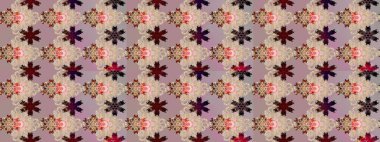 Çizim çiçek deseni duvar kâğıdı olarak kullanılabilir. Raster illüstrasyonu. Bej renkte çiçekler.