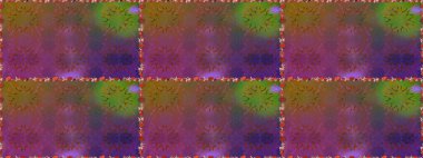 Renkli Yaz Temalı Kusursuz Arkaplan. Modaya uygun kumaş deseni. Sevimli çiçek raster deseni. Düz Çiçek Elementleri Tasarımı.