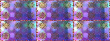 Karalama elementleri. El çizimi Raster çizimi. Duvar kağıdı, web sayfası arka planı, ambalaj kağıdı, davetiye, broşür, afiş veya web sitesi için kusursuz çiçek deseni kullanılabilir.