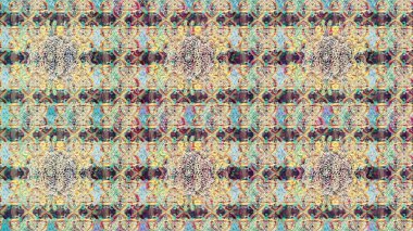 Çiçek deseni. Düz Çiçek Elementleri Tasarımı. Chichi 'nin kumaş kalıbını çiz. Raster illüstrasyonu. Renkli Bahar Teması çizim şablonu.