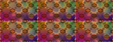 Raster illüstrasyonu. Kahverengi renkli çiçekler. Kusursuz. Şirin çiçek elementleri..