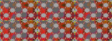 Tekstil, kumaş, kapaklar, duvar kağıtları, baskı, naylon, yapıştırma, örgü, dekupaj için çiçeksiz arkaplan. Millefleur 'lar. Küçük gri çiçekli oldukça eski bir besin torbası deseni..