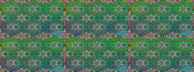 Çiçekli el, pürüzsüz desen çizmiş. Modern gelişim yeşil raster arka plan duvar kâğıdı illüstrasyon klasik çizgili iz sürme desenli çiçekler, çiçekli süsler.