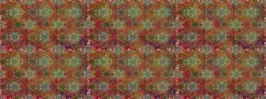 Modaya uygun kumaş deseni. Düz Çiçek Elementleri Tasarımı. Sevimli çiçek raster deseni. Renkli Yaz Temalı Kusursuz Arkaplan.