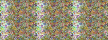 Raster deseni. Çiçekler, suluboya ile dikişsiz çiçek deseni. Küçük çiçek Güzel Çiçek desen.