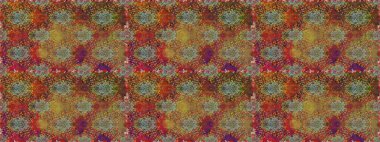 Kusursuz Chichi kumaş deseni. Renkli Bahar Temalı Kusursuz Arkaplan. Çiçek deseni. Düz Çiçek Elementleri Tasarımı. Raster illüstrasyonu.