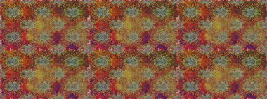 Kusursuz Chichi kumaş deseni. Renkli Bahar Temalı Kusursuz Arkaplan. Çiçek deseni. Düz Çiçek Elementleri Tasarımı. Raster illüstrasyonu.