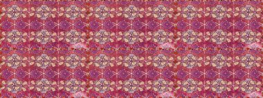 Kızılderili desenli desenli desenli şal deseni. Tekstil, tebrik kartı, boyama kitabı, telefon kılıfı baskısı için kullanılabilir. Raster Henna dövme stili. Etnik Mandala süsü.