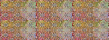 Çiçek arkaplan. Tarafsız renklerde şirin tekstil tarzında. Renkli, pürüzsüz desen. Raster illüstrasyonu. Çiçek duvar kağıdı.