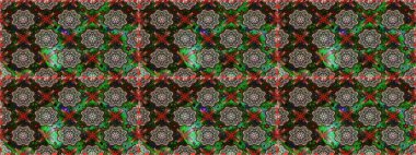 Gri renkli çiçekler. Renkli Bahar Temalı, pürüzsüz bir arka plan. Çiçekli, suluboya desenli kusursuz çiçek deseni. Düz Çiçek Elementleri Tasarım Raster illüstrasyonu.