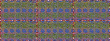 Raster düz çiçekleri pürüzsüz desen. Gri renkli çiçekler. Tasarım hediye paketi, tebrik kartları, posterler ve afiş tasarımı.