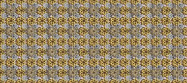 Barok tarzında kusursuz bir doğulu süsü. Gri, kahverengi ve altın elementli nötr renklerde geleneksel klasik altın raster deseni.