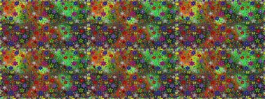 Çiçeksiz desenlerin resmi. Vadinin yeşil renkli çiçekleri.